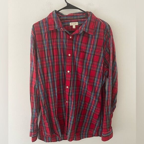 ✨Men’s Sonoma Flannel Button Down Size L - Picture 1 of 6